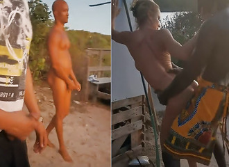 Une MILF se rend en afrique pour baiser !